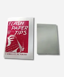 Flash Paper Tips ( Book) + Flash Paper 13 “x 9” – one Sheet Outfit