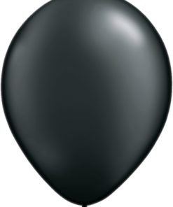 5 Inch Pearl Onyx Black Balloon