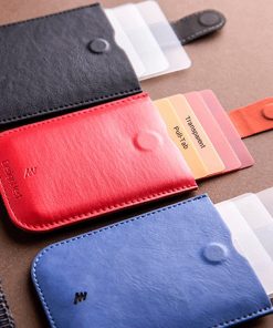 DAX PU Leather Pull-Tab Card Holder