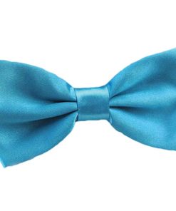 Light Blue Solid Adjustable Bow Tie