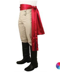 Long Satin Pirate Sash
