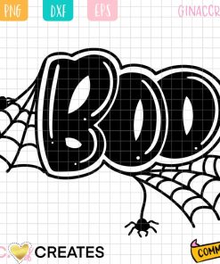 Spider Web Boo SVG