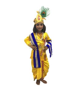 Krishna Dress For Boys – Yellow Blue