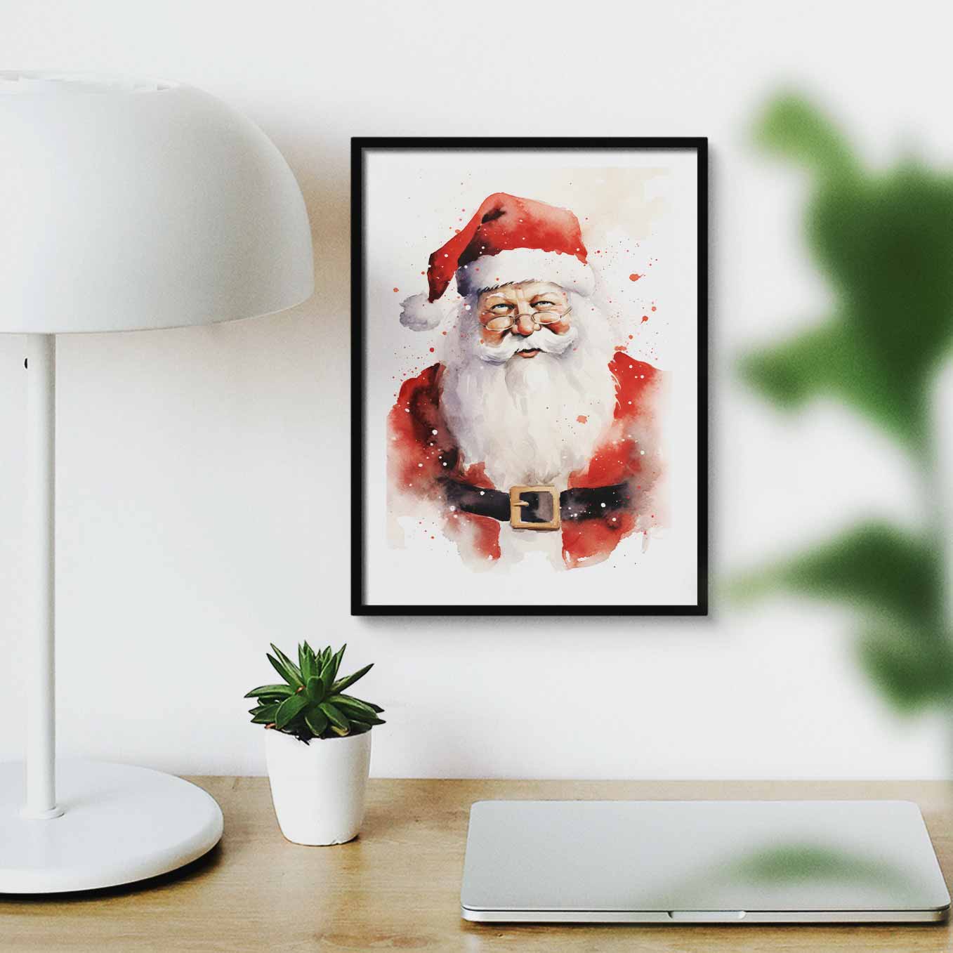 Smiling Santa A4
