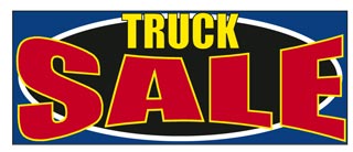 Truck Sale Windshield Banner
