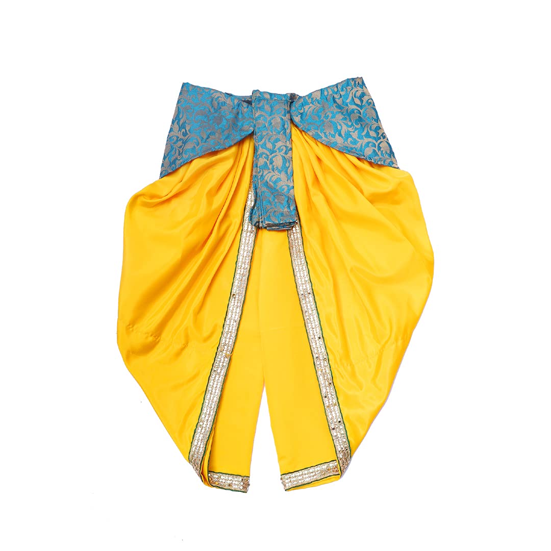 Krishna Dress for Baby Boy Kids Set of 10 Little Krishna Ji Kanha Janmasthmi Costume for Kids IMC39000-Yelfirozi - Image 2